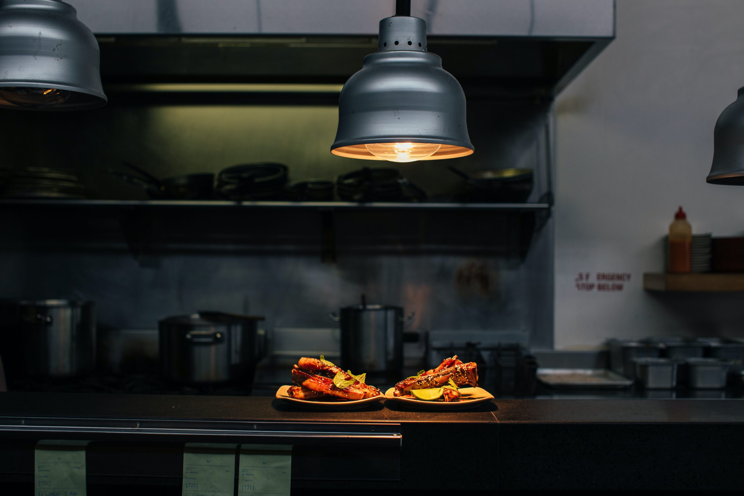 dark kitchen